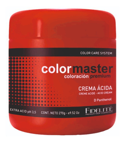 Crema Extra Acida X 270gr Colormaster - Fidelite 