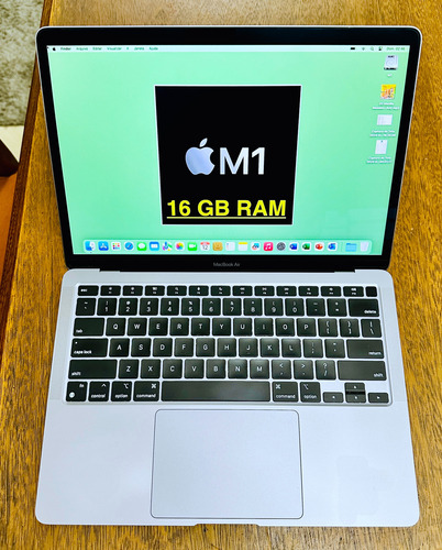 Macbook Air M1. Mem. 16 Gb. Ssd 256 Gb