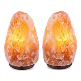 Set X2 Piedras De Sal Luz Del Himalaya Hasta 1.5kg Completa 