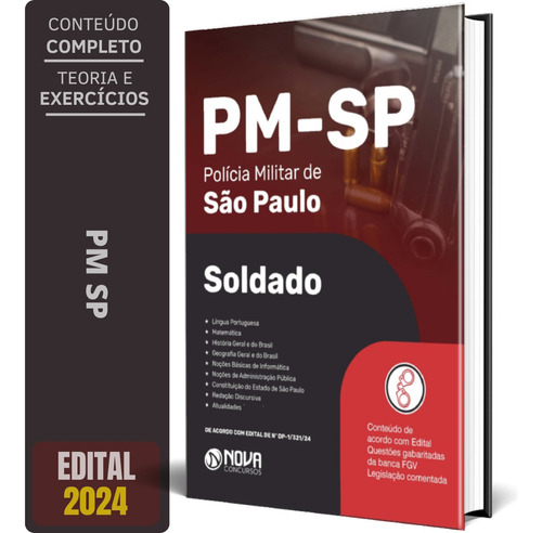 Apostila Soldado Concurso Pm Sp - Polícia Militar Sp