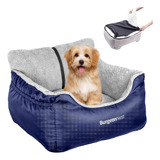 Asiento De Coche Para Perros Desmontables Y Lavables-azul