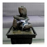 Fuente Decorativa Con Luces Led Para Hogar Y Jardin Buda Zen