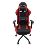 Silla Gamer Aureox G200 Hasta 110kg Cuero Sintetico Lumbar