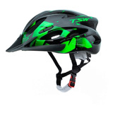 Capacete Mtb Tsw Raptor 2 Com Led Preto Verde