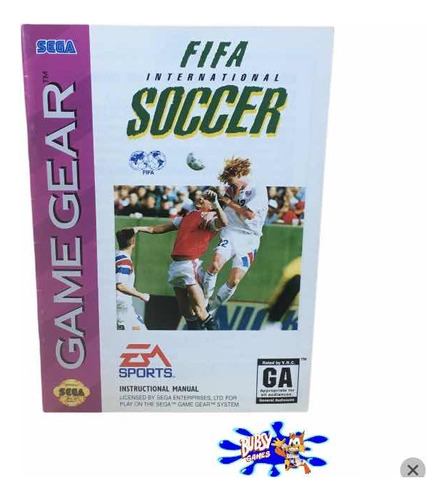 Fifa Internation Soccer Manual Original Game Gear
