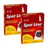 2 Spot Line 0,67ml Coveli Para Cães De 2 A 10kg - 1 Pipeta
