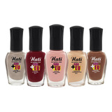 Kit Esmalte Nati 5free Coleção Sou Mais Eu 5 Cores 8ml