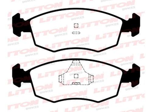 Juego Pastillas Ford Orion Escort 2.0/vw Delantero Litton Foto 2