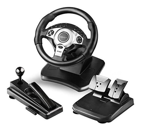 Volante De Carreras Gamer Pedal Cambios Doyo Pc