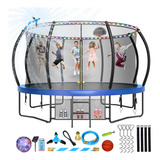 Lyromix Trampolin De Calabaza Mejorado De 12 Pies Para Ninos