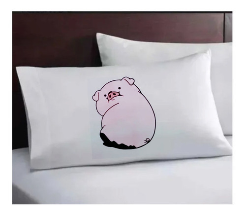 Funda De Almohada Animada Varios Modelos 45x80 Pack X 2