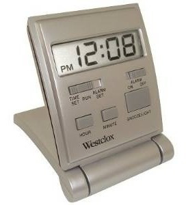 Westclox 47508s Travelmate Viajes Alarma Plegable Reloj De P
