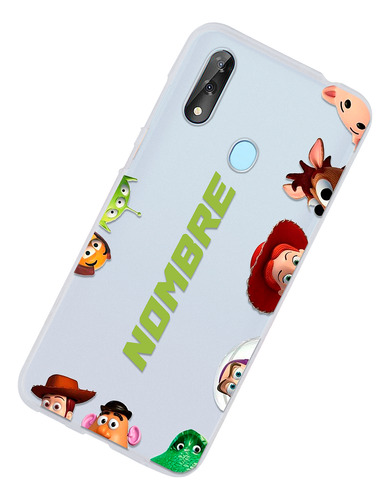 Funda Para Zte Personajes Toy Story Personalizado Nombre