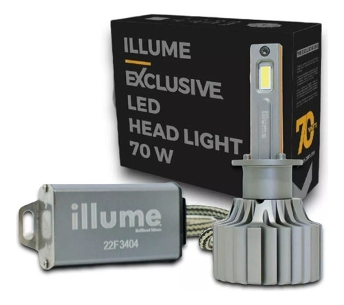 Focos Led Illume Exclusive H1 Con 70 Watts Incluye Maletin