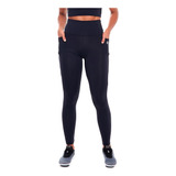 Legging Fitness Compressão Com Bolso Corrida Poliamida Snd