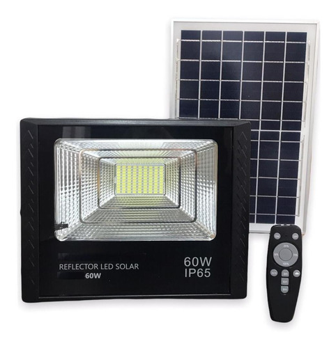 Reflector Led Solar 60w Con Control Remoto X 2 Unidades