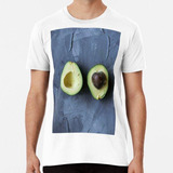 Remera Foto De Aguacate, Aguacate Sobre Un Fondo Gris. Algod