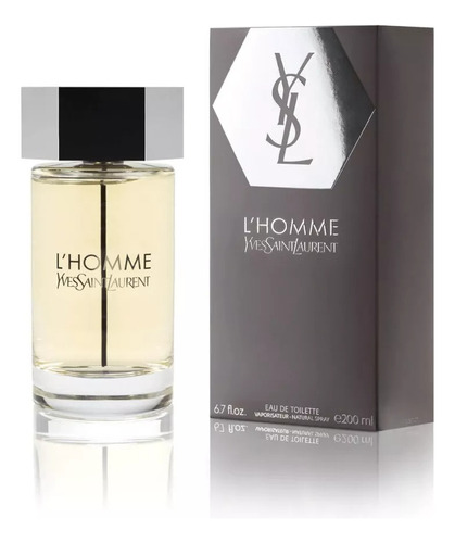 Fragancia Yves Saint Laurent L'homme Con Sello Asimco 200ml.