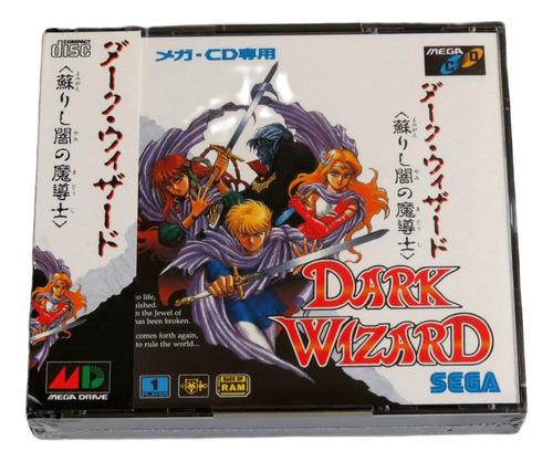 Sega Mega-cd - Dark Wizard Japonês Lacrado Novo