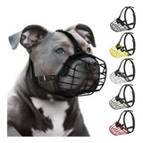 Máscara De Metal Pitbull Dog Bozal Amstaff Secure Wire Ba...