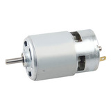 Motor 12v Dc 550 Alta Rotação 100w 20000rpm Cnc Nfe