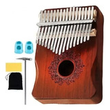 Kalimba Metalofono Pulgar Piano Africano Kalimba 17 Teclas