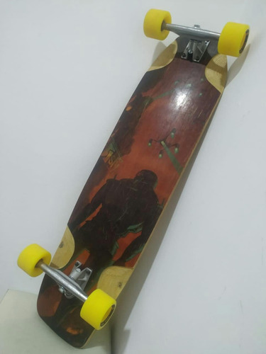 Longboard Sly Kt Completo Dh Ruedas Wika