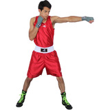 Uniforme Olimpico Box Fire Sports Varonil Boxeo Rojo