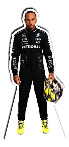 Figura Coroplast Tamaño Real Lewis Hamilton   Formula 1