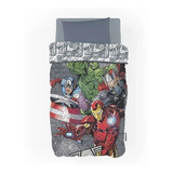 Sábana Y Cubrecama Cover Avengers 1½ ® Set Infantil Completo