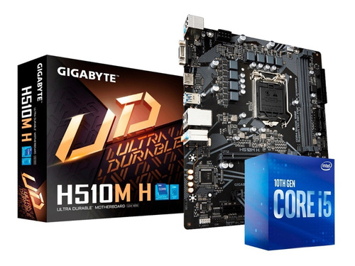 Kit Upgrade Intel 10ª Geração I5 10400 + Gigabyte H510m-h