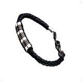 Pulsera De Cuero Hombre Caballeros Moda 2021