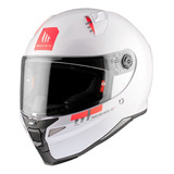 Casco Para Moto Mt Helmets Revenge2 S Solid A0 Blanco 