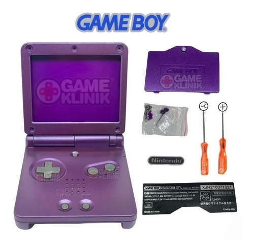 Carcasa Game Boy Advance Sp Gba Kit Completo + H 03