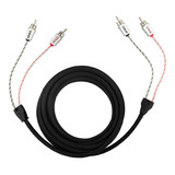Cable Rca Premium Ds18 Hqrca 16ft 4.8m Calidad Ofc Mallado
