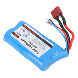 Batería De Iones De Litio Rc Car 18650, 7,4 V, 1500 Mah, Aju