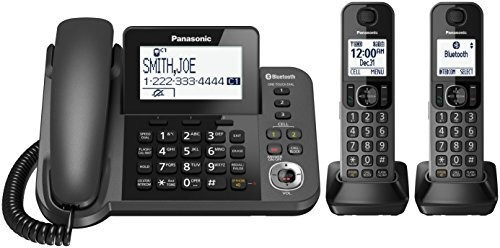 Telefono Inalambrico/alambrico Panasonic C/2 Hsndsets -negro