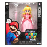 Figura Princesa Peach Super Mario Bros Movie Jakks