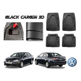 Tapetes Premium Black Carbon 3d Vw Bora 2005 A 2010