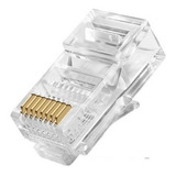 Conector De Red Rj45 Cat6 Bolsa 100 Unidades Terminal Rj45