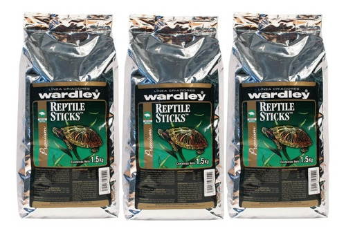 Alimento Tortugas Reptile Sticks Caja De 3piezas 4.5 Kg