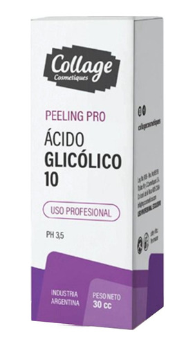 Acido Glicolico 10% Peeling Pro X 30cc Collage