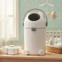 Tacho Cesto Para Pañales Basura Hermetico Anti Olores Bebe Blanco | Envío gratis