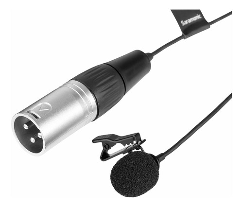 Saramonic Xlr Phantom Power Lavalier Micrófono Omnidireccion