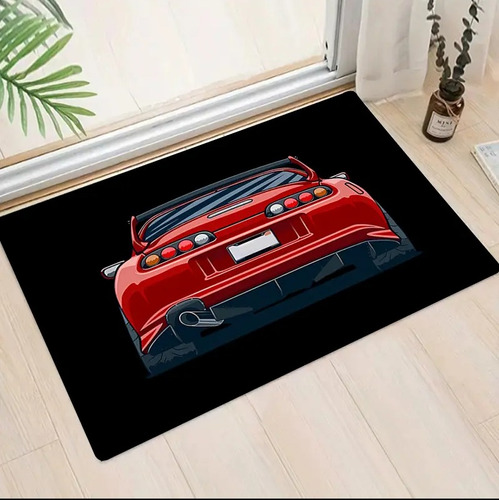 Tapete Decorativo Auto Toyota Supra Antisuciedad 40 X 60 Cm