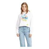 Buzo Hoodie Butterflies Poster Logo Levi's Mujer