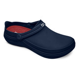 Zapato Cocina/clínico Hombre Azul Marino/rojo Boaonda