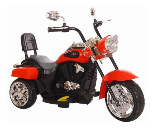 Moto Chopper Eléctrica Recargable Para Niños