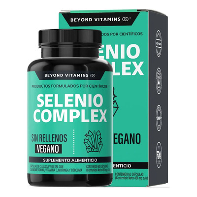 Selenio | Seleniometionina 240mcg Con Vitamina E, Moringa Y Raíz de Cúrcuma Capsulas (curcuminoides) | 100% Vegano Beyond Vitamins | Curcumina Sin Sabor | Vitaminas Mujer \u002F Hombre - 60 Cápsulas | MercadoLibre