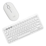 Logi Kit Teclado K380 + Mouse M350 Blanco Bluetooth Mac | Pc